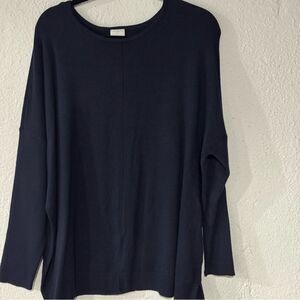 Chico's Women’s Cotton blend long sleeves super soft sweater size 3 (XL)